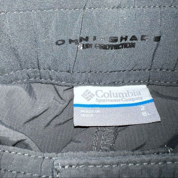 Columbia grey Omnishade women’s shorts size 2 with 8” length - Picture 10 of 11